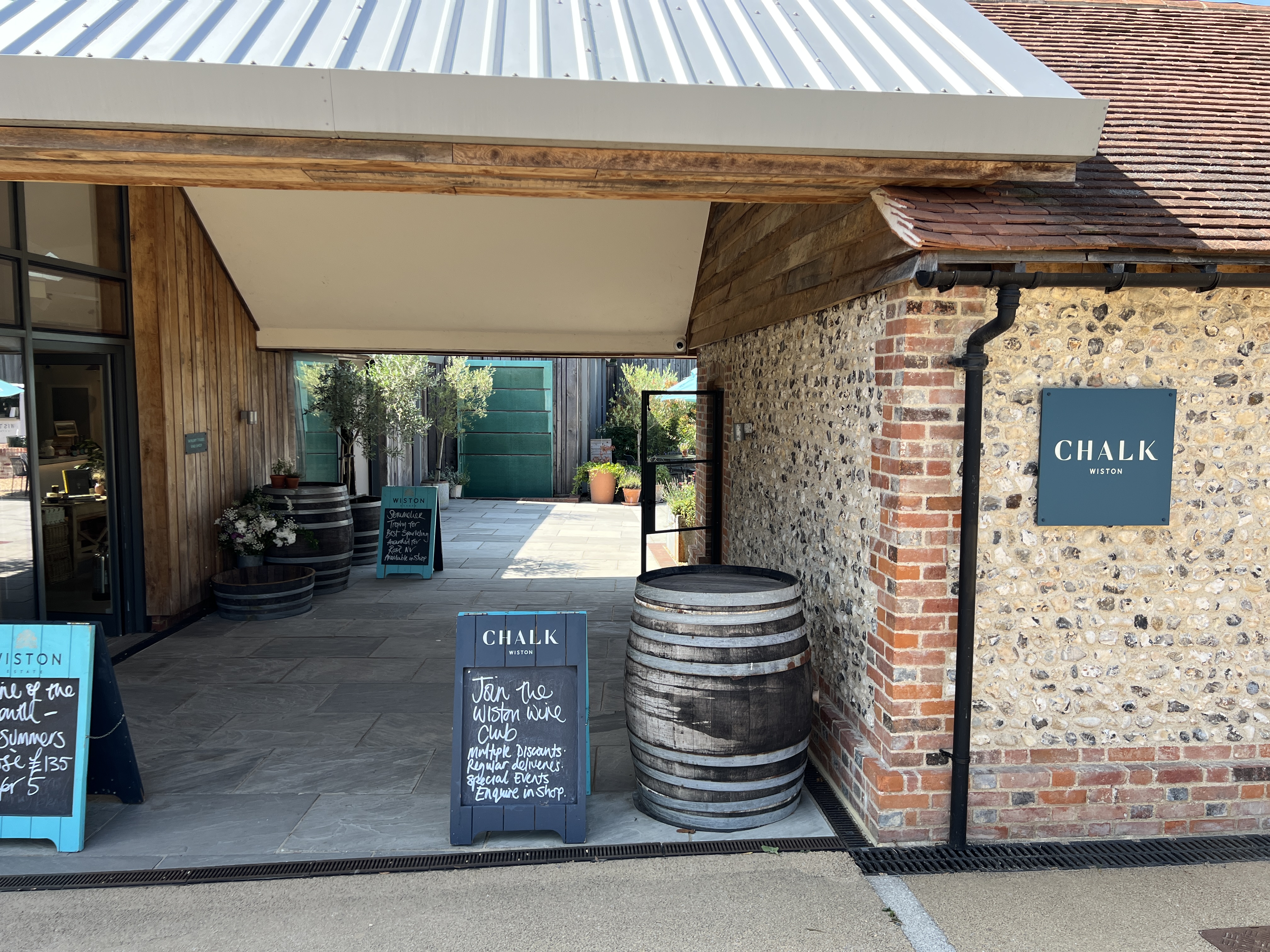 Dining at Wiston Estate